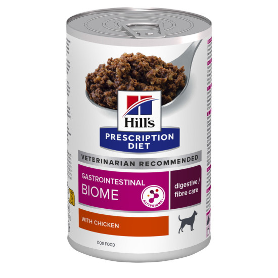 Hill’s Prescription Diet Canine Gastrointestinal Biome – Hrană Umedă pentru Câini cu Probleme Digestive, 370g
